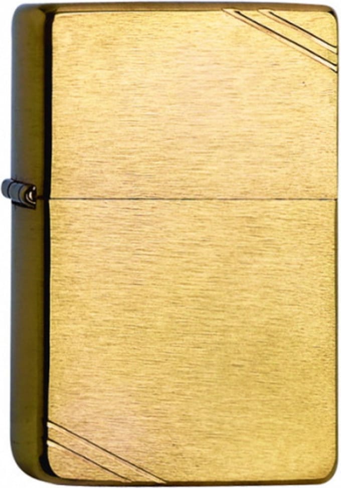 Aansteker Zippo Vintage Brass Brushed