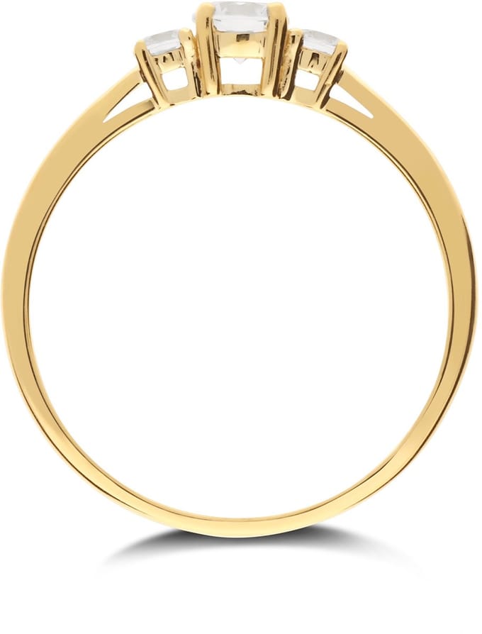 Glow 214.209852 Dames Ring - Sieraad - 14 Karaat Goud