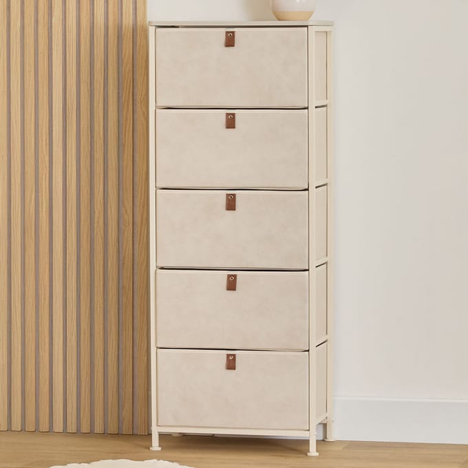 Eazy Living Mandenkast 5 Manden Verdun Beige