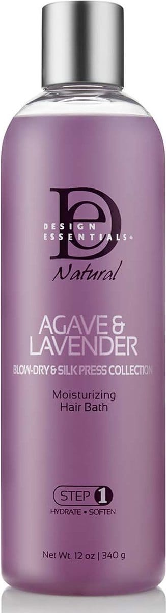 Design Essentials - Agave & Lavender Moisturizing Hair Bath Shampoo - 340gr.