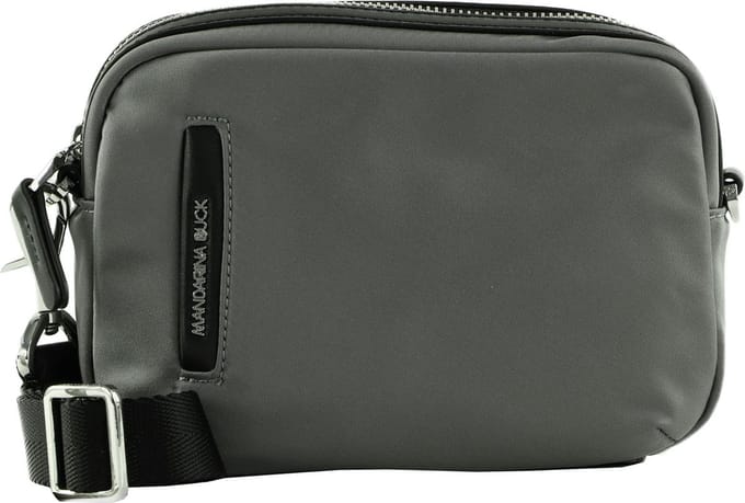 MANDARINA DUCK Schoudertas Gordeltas Hunter Crossover Smoked Pearl Grijs