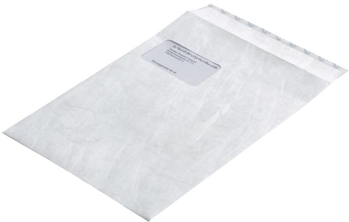 tyvek verzend-enveloppen c4 met venster 55gr wit