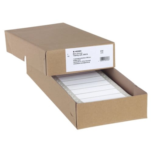 HERMA Computeretiketten wit 88,9x23 mm Papier mat 2000 St.