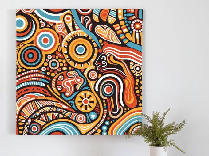 Kunstprint | Wanddecoratie | Dibond | 80 × 80 cm