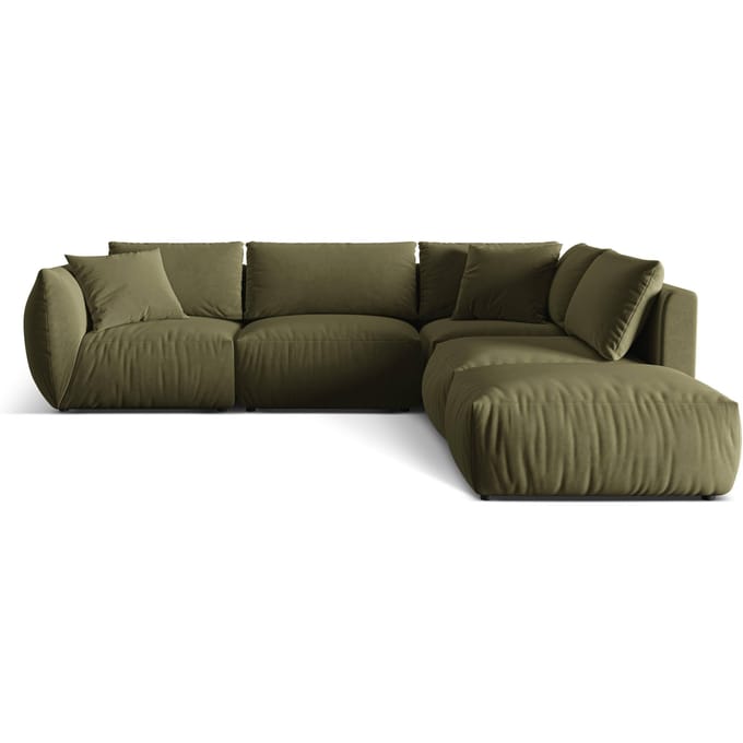 Hoekbank Christ 4-zits links velvet | Micadoni