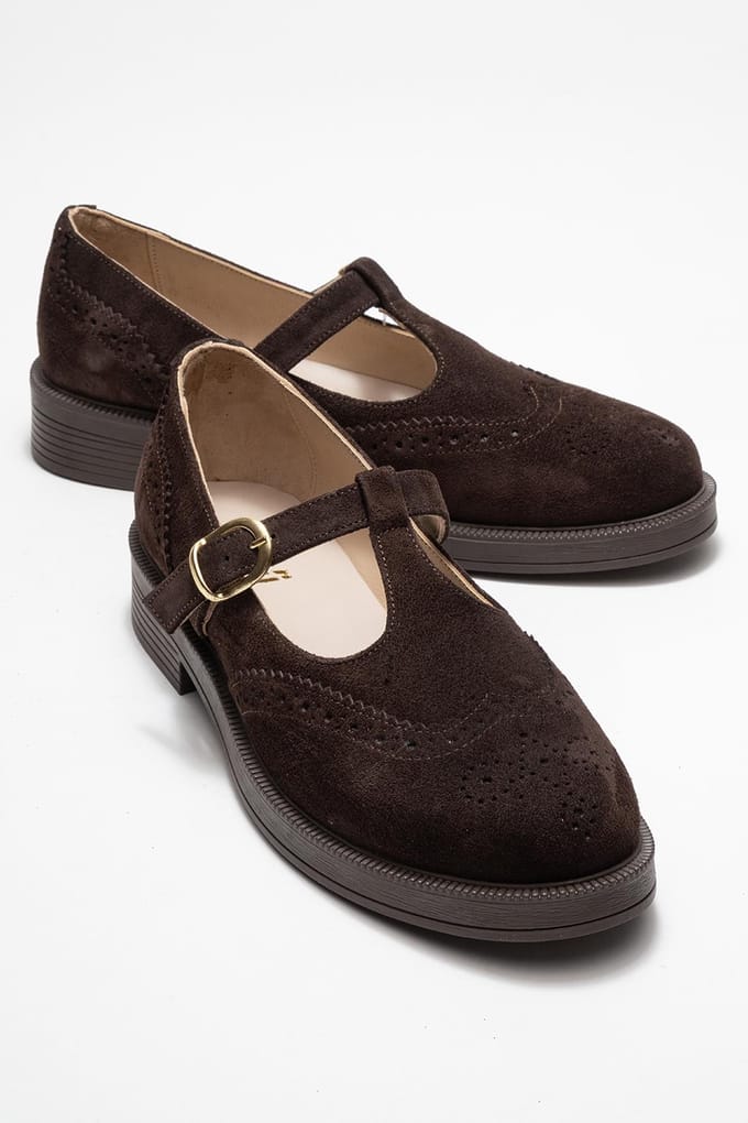 Janney Leren Band Loafers