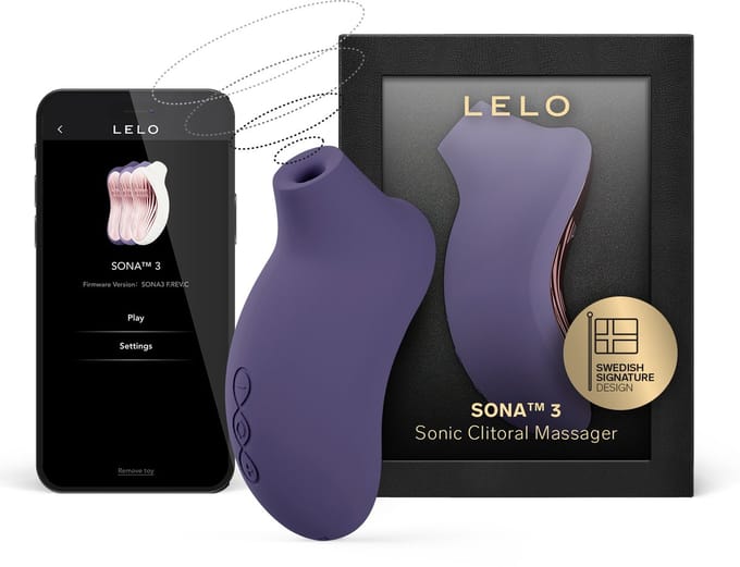 LELO SONA 3 – App-gestuurde Clitorisstimulator – Sonische Golven – Bluetooth – Felpaars