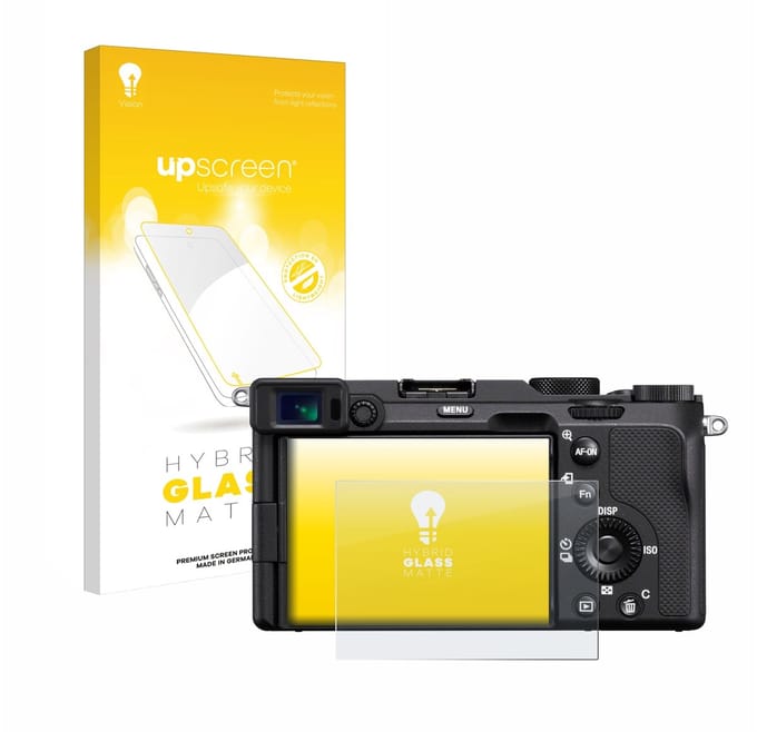 upscreen - Screenprotector voor Sony A7C - Folie Beschermfolie Beschermglas matte