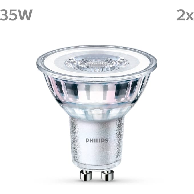 Philips LED spot Classic 3.5W/840 (35W) 36° 2-pack GU10