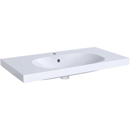 Geberit Acanto washbasin with shelf 90 x 48.2 cm, 500.623.01.2