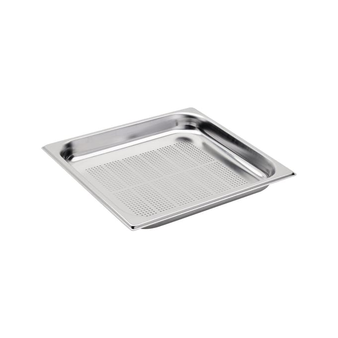 Gastro M RVS GN2/3 bak geperforeerd 15cm