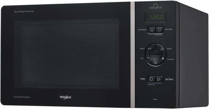 Whirlpool vrijstaande magnetron: kleur zwart - MCP 347 BL