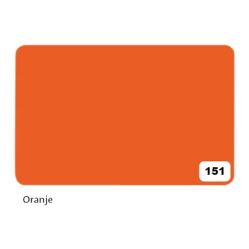 Etalagekarton Folia 1-zijdig 48x68cm 380gr nr151 oranje