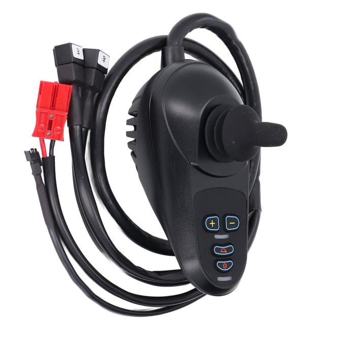 Elektrische Rolstoel Joystick Controller EABS Functie 45A Uitgang Elektromagnetisch Remwiel black