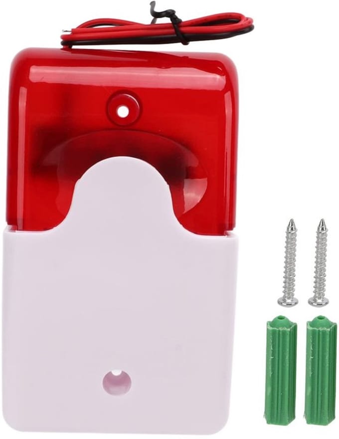 Dailygoody - Wired Strobe Siren - Geluidsalarm en