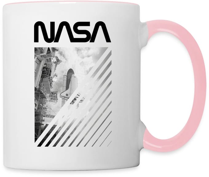 NASA Space Shuttle 6 Mok Tweekleurig