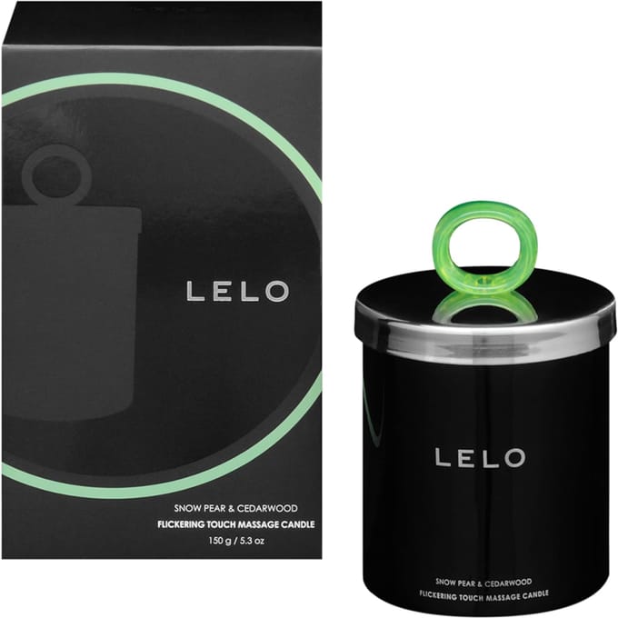 LELO Flickering Touch - Massagekaars - Snow Pear & Cedarwood