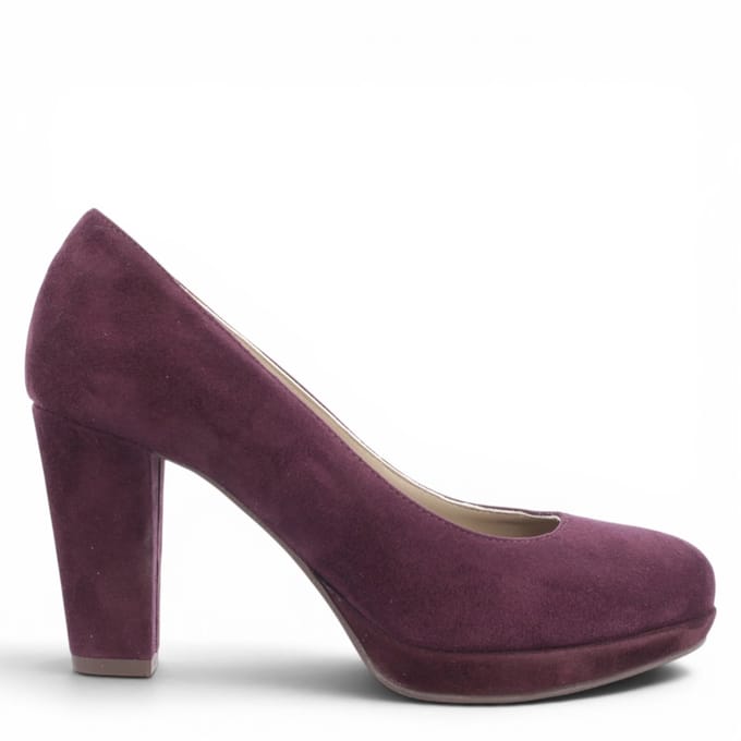 Noë Shoes Nadra Pump Burgundy Suede