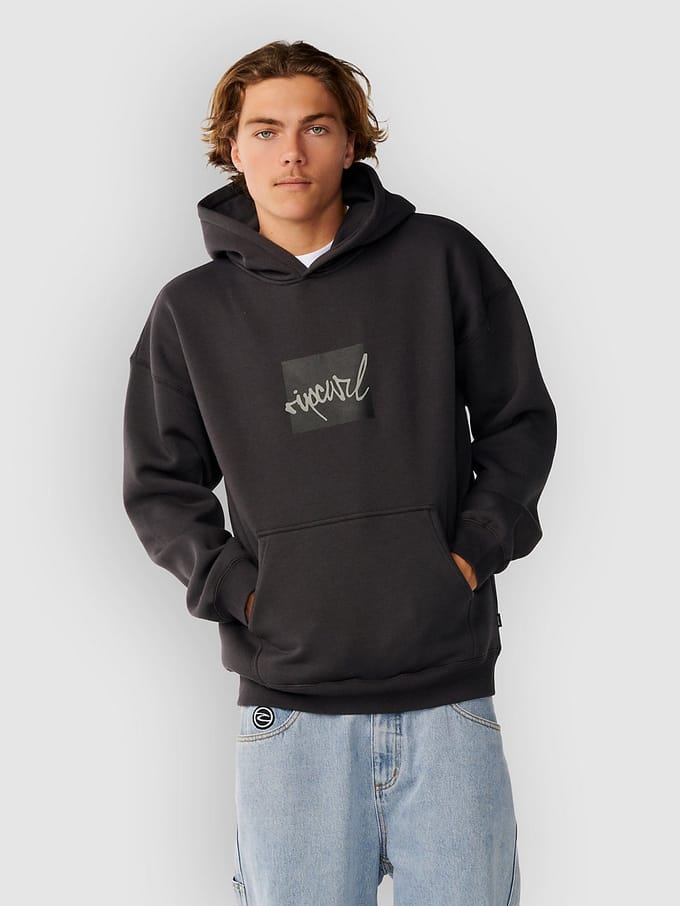 Rip Curl Rip Script Icon Hoodie zwart