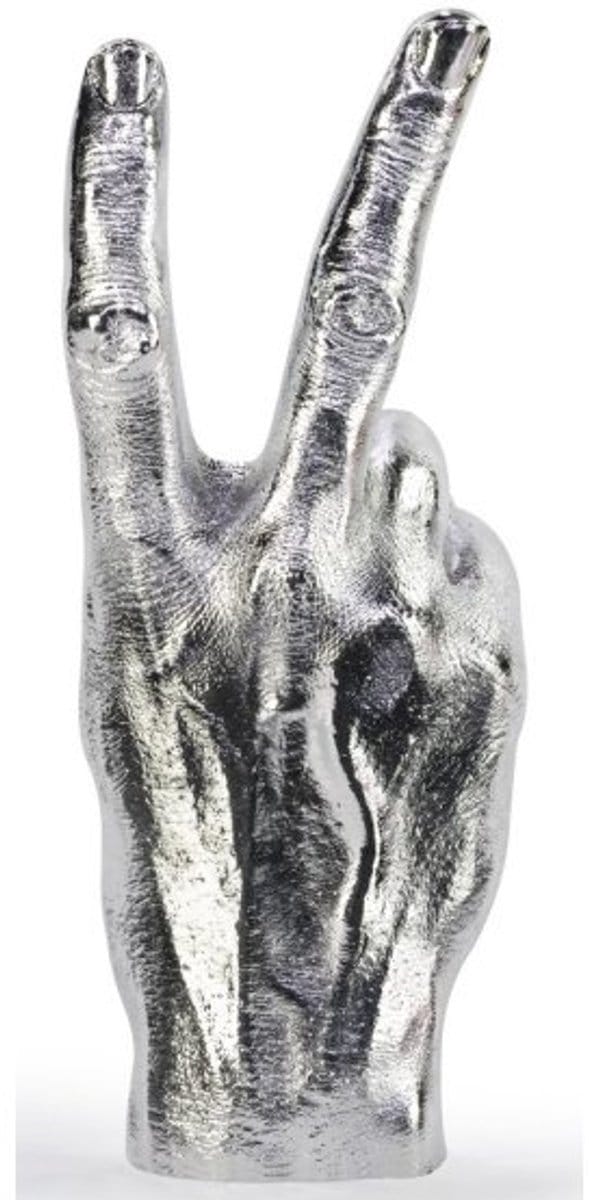 Zilver peace beeldje - Bitten Design