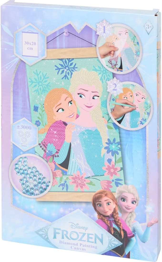 Frozen Diamond painting canvas hanger - Diamond Paint voor Kinderen