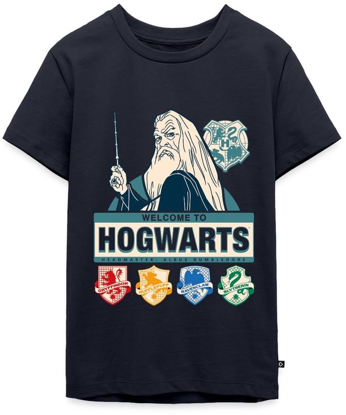 Harry Potter Welkom Op Zweinstein Perkamentus Premium T-Shirt Tiener