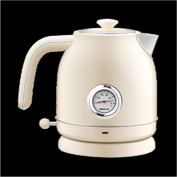 Waterkoker Roestvrij - Keuken Samovar - Dranken Bereiden - Temperatuurregeling - 300 ml - Wit