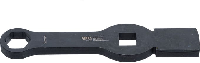 BGS Slag-ringsleutel - zeskant - met 2 slagvlakken - 22 mm