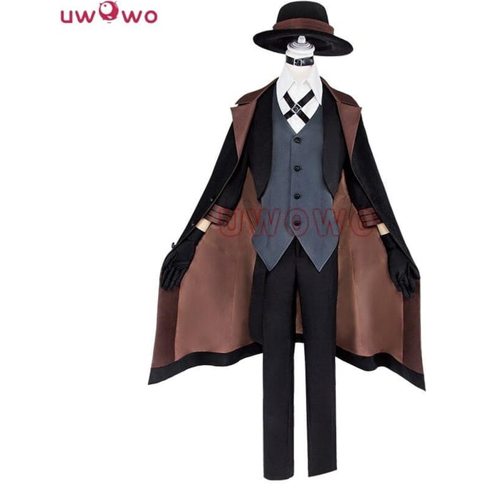 Le Costume Cosplay Bungou Stray Dogs est Très Adapté pour le Cosplay M marron