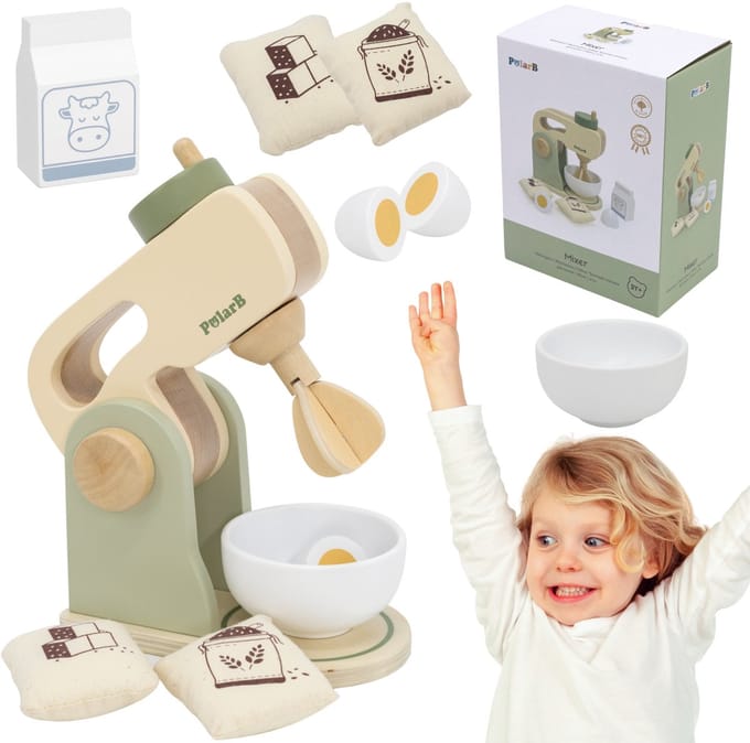 PolarB® Houten Kitchen Mixer Set