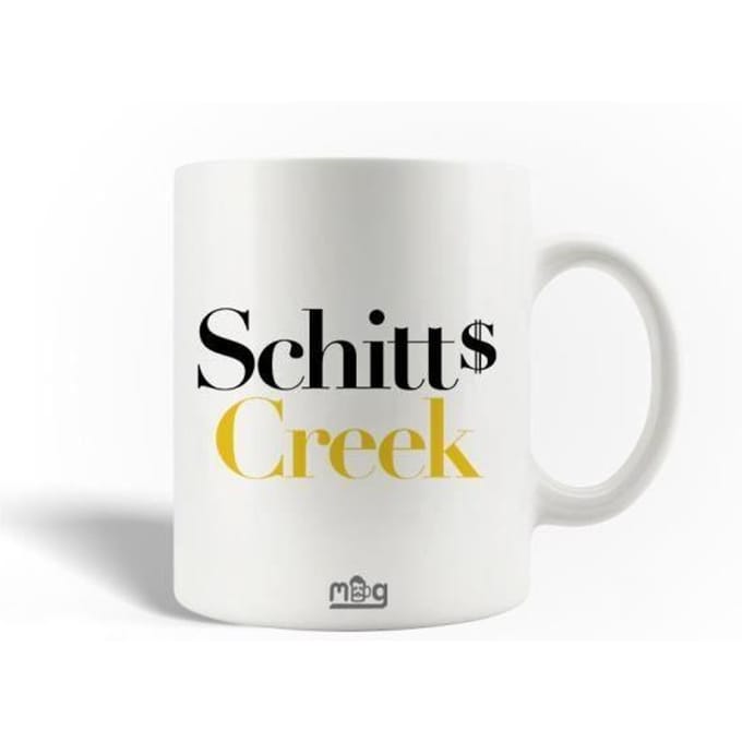Mug en Céramique Schitt's Creek Logo noir jaune
