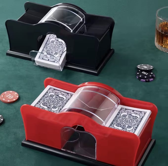 CFY Automatische Kaarten Schudmachine – Voor Poker & Kaartspellen – Compact Model - B5.5