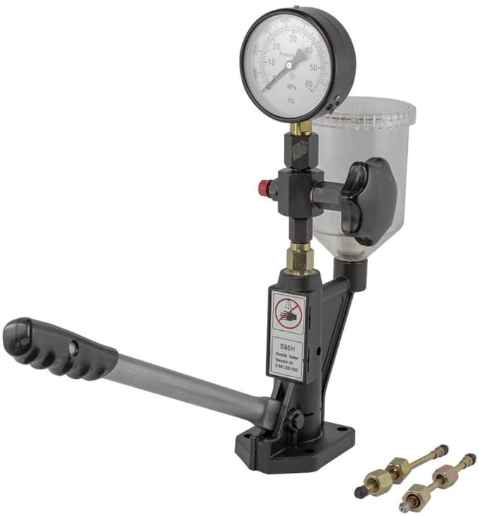 Rockforce Serie - Diesel Injector Tester - 600 bar - Zichtbaar Manometer