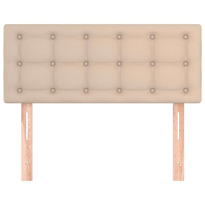 vidaXL - Hoofdbord - 80x5x78/88 - cm - kunstleer - cappuccinokleurig