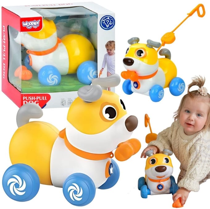 Woopie Interactieve 2-in-1 Hondenduwer Blaffend 360° 6m+ - UNI