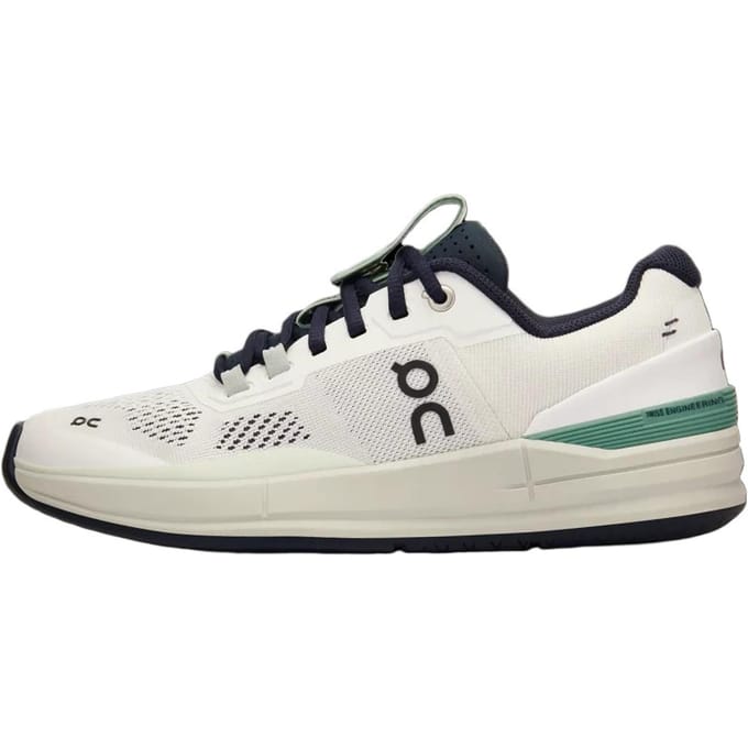 On Roger Pro Low Top Tennisschoenen Dames sneaker Wit Groen 48.97774 38.5 white