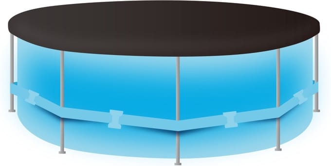 Didak Pool Zwembadcover Rond + 8 Touwen - 3,6 m