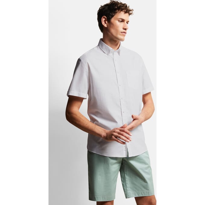 Bugatti Herren Shirt met fijne structuur