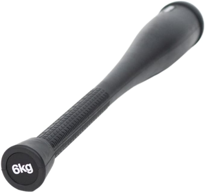 Muscle Power Rubber Clubbell - 6 kg