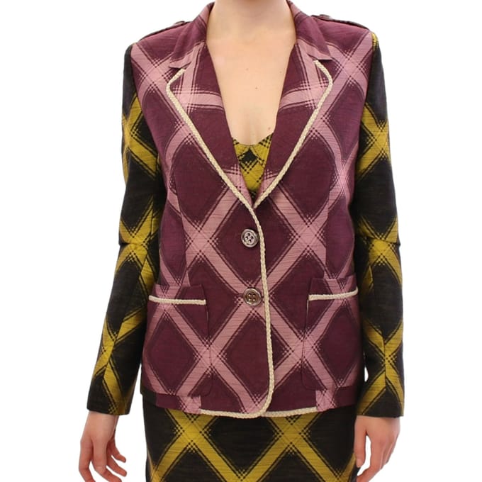 Gekruist Bicolor Blazer