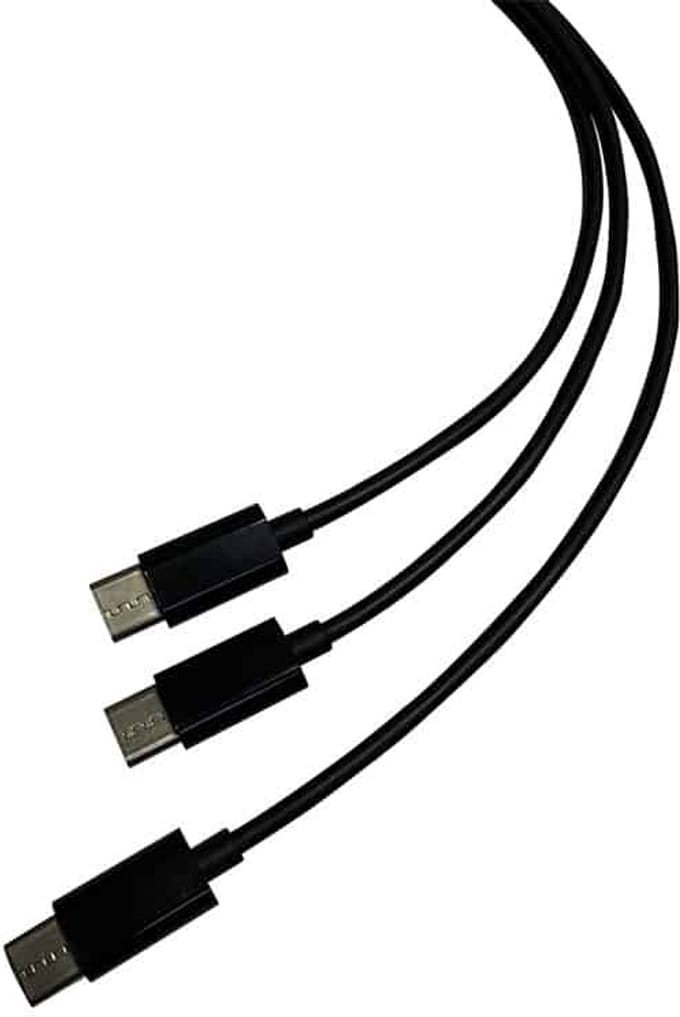 Dual Play & Charge Kabel Geschikt Voor PS5 Controllers - USB-C, Zwart