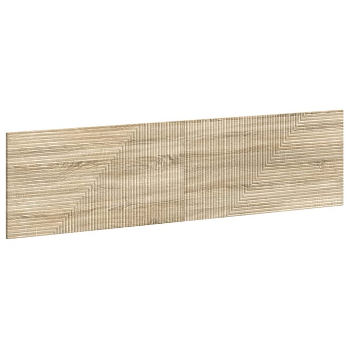vidaXL - Wandgemonteerd - Hoofdbord - HAARLEM - Sonoma - Eiken - Bewerkt - hout