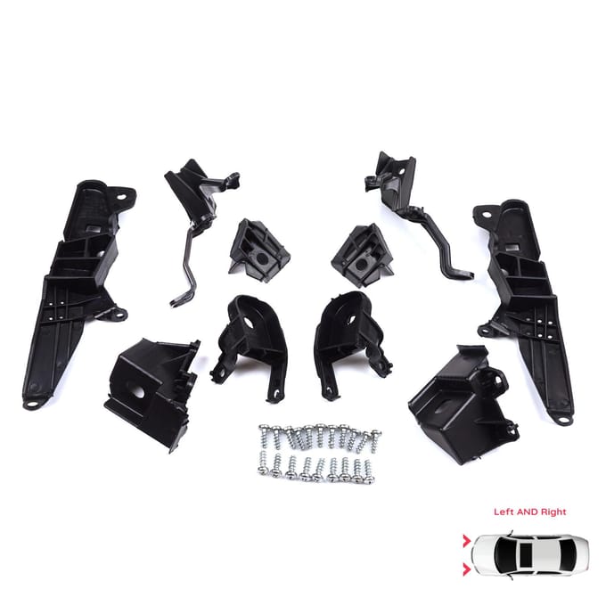 BHL569 Koplamp Houder Bevestiging Reparatie Beugel Lip Set Links Rechts voor Renault Clio MK5 B7 BF 2019-On 260E70544R 260E69870R