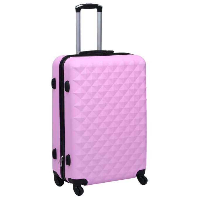 vidaXL - Harde - koffer - ABS - roze