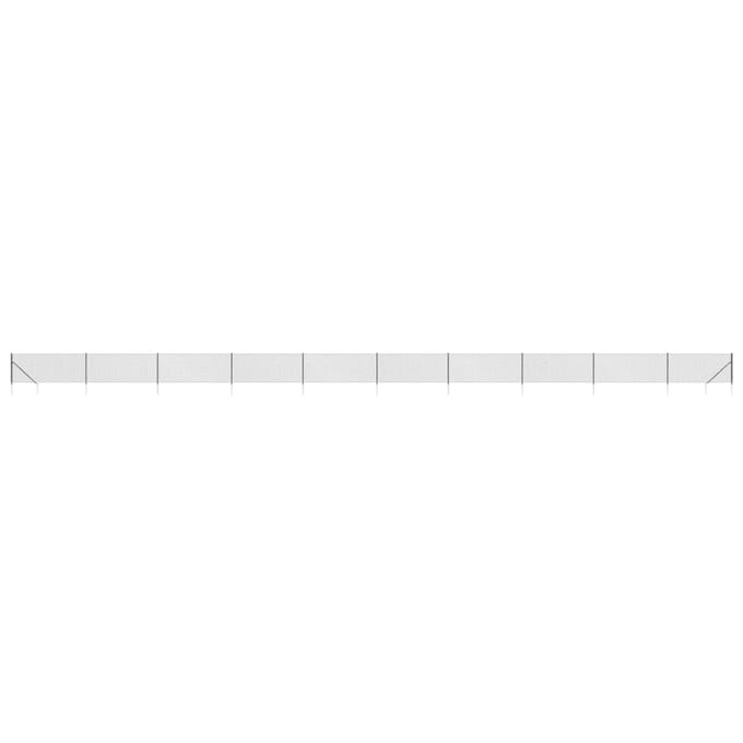 vidaXL - Gaashek - met - grondankers - 0,8x25 - m - antracietkleurig