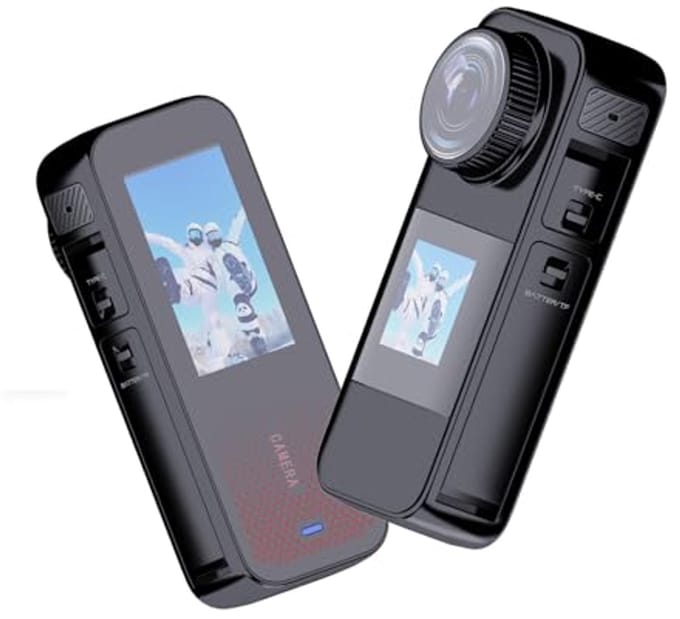 Dual Action Camera met 32G-kaart en accessoires