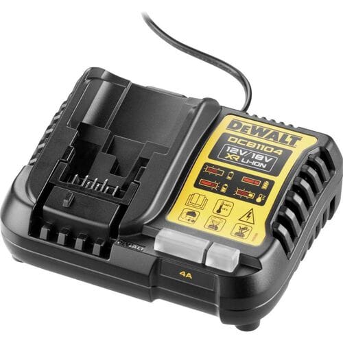 Dewalt Batterijlader Xr Dcb1104-qw - 12v - 18v - Voor Elektrisch Gereedschap