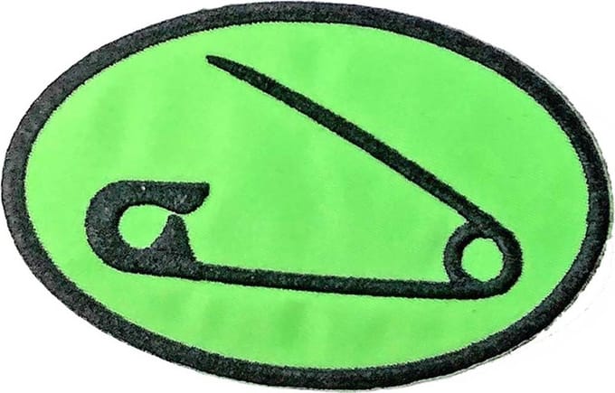 Yungblud - Safety Pin Patch - Groen