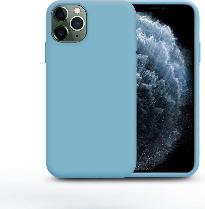 Nano Silicone Back Hoesje Geschikt voor iPhone 11 Pro Max – Turquoise