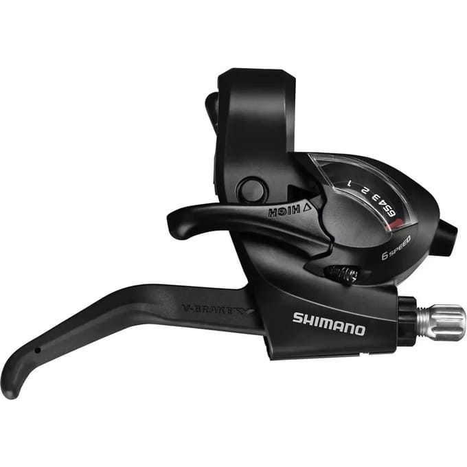 Versteller (rechts) met remhendel 7 speed Shimano ST-EF41 - zwart